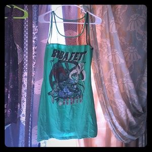 Retro Dynamite  Boba Fett  repurposed t shirt dres